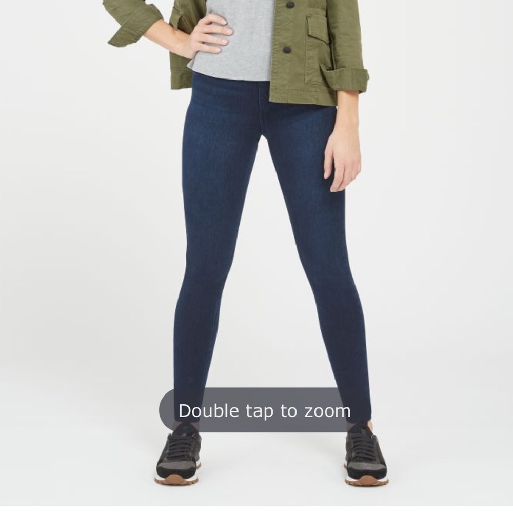 SPANX Jean Leggings Dark Blue XL